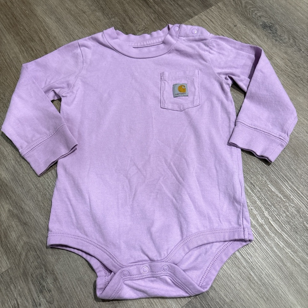 Carhartt Lavender Baby Onesie